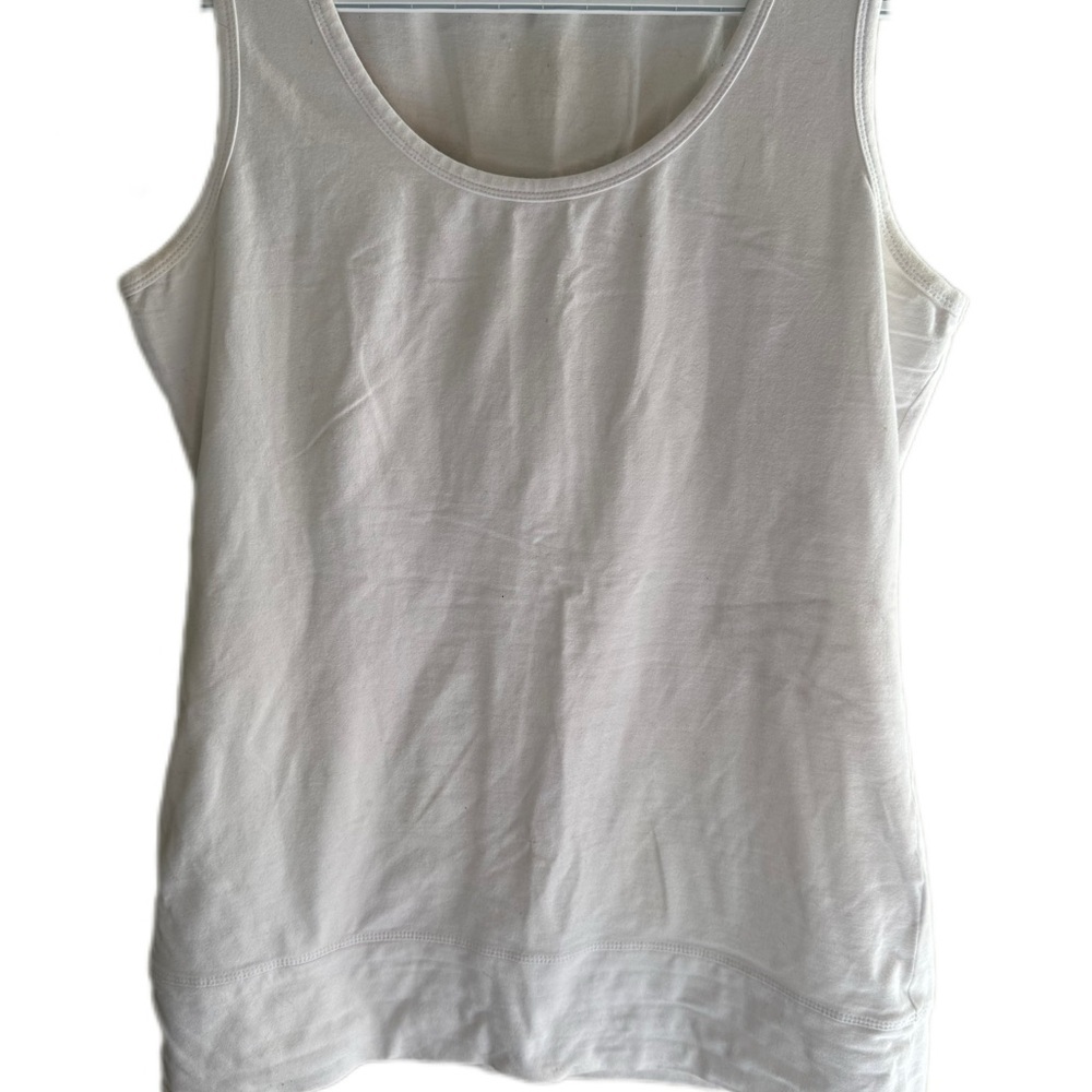 Classic White Sleeveless Top